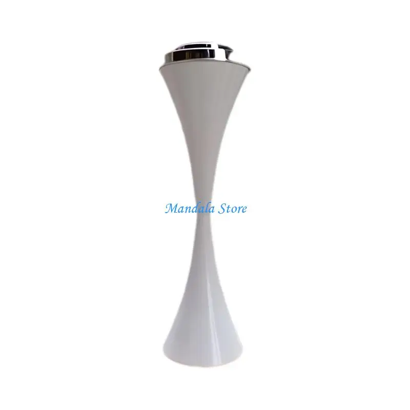 U2JC Space Saving Tall Ashtray 16.5cm Base With Ergonomic Height Metal Design