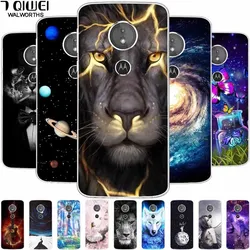 For Moto E4 Plus Case Soft Cool Wolf TPU Silicone Funda for Motorola Moto E5 Plus Cover E4Plus E 5 Capa E5Plus bumper Protector