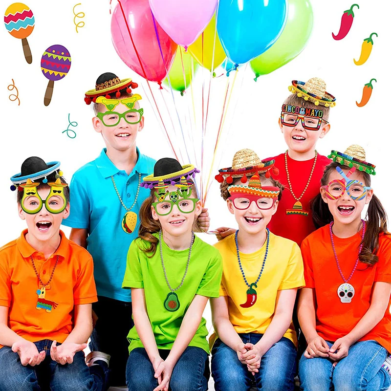 Mini Sombrero mexicano con diadema para fiesta de carnaval, accesorios para sombreros, tocado para niños y adultos, decoración para fiesta de cumpleaños de mascotas