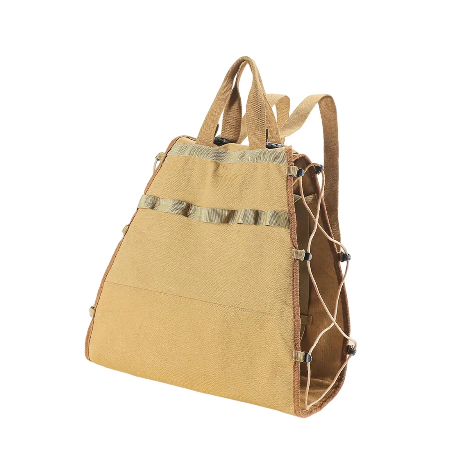 

Log Storage Bag Firewood Carrier Tote for Travel Fishing Indoor Outdoor