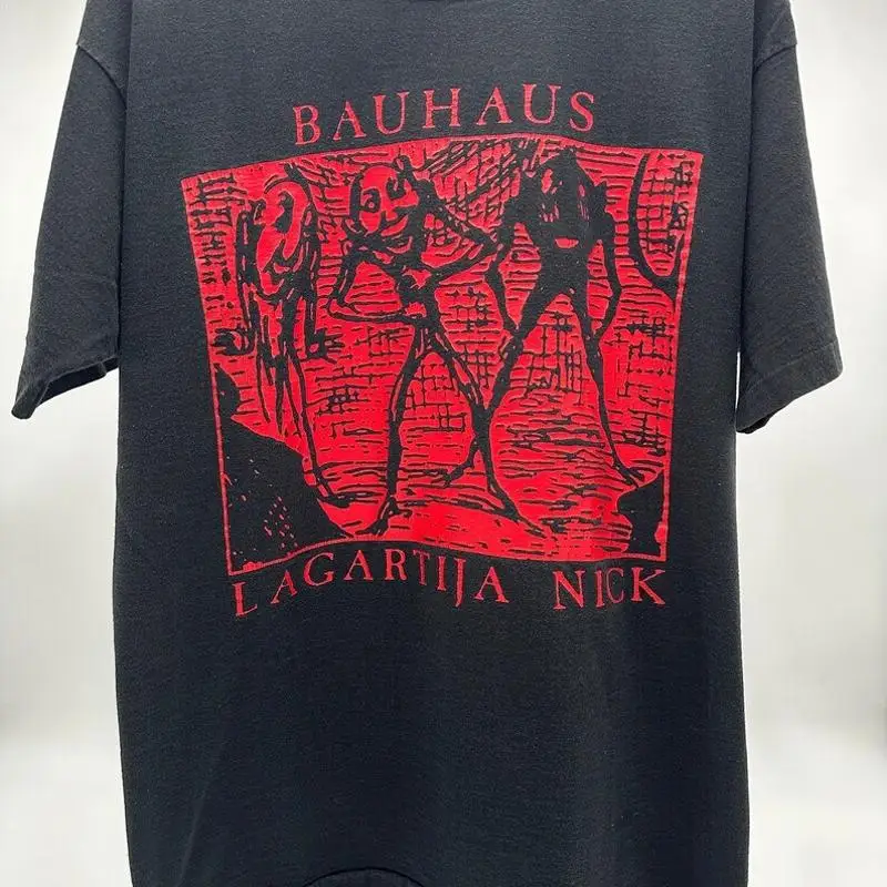 

Черная футболка Bauhaus Lagartija Nick 1990, все размеры S 5Xl