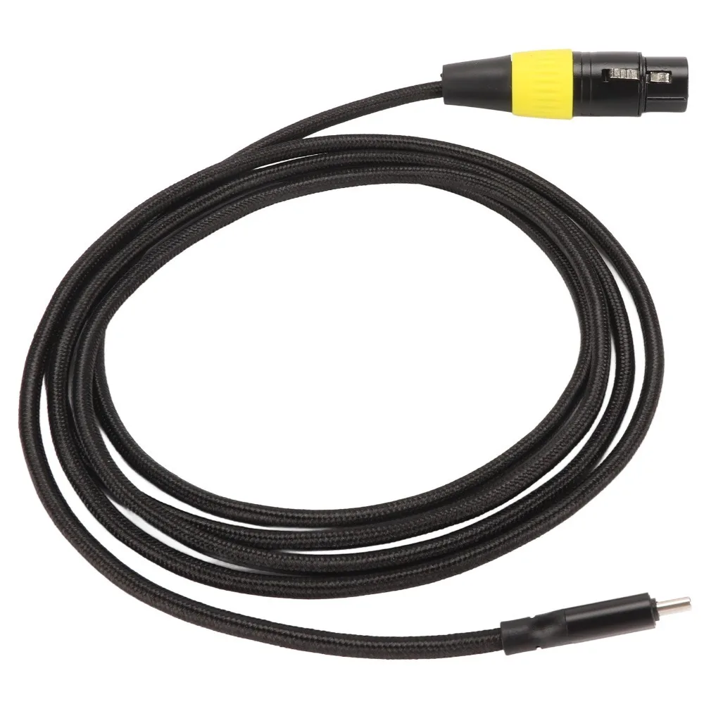 Mic Link Cable 3 Pin XLR XLR to USB C Cable Flexible Type C Male to XLR Female Cable XLR Female Connector Cable For Smartphone