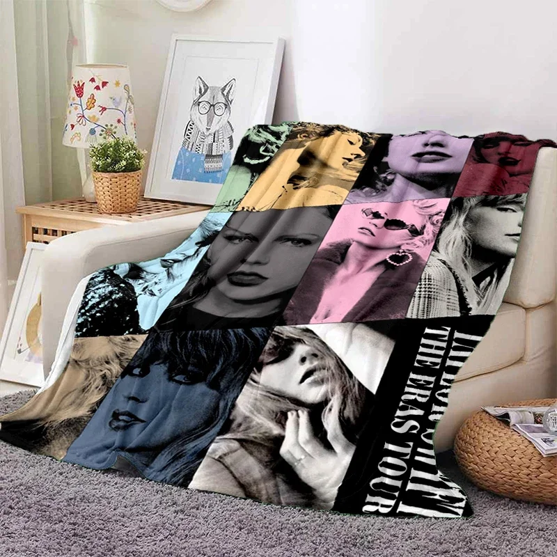 3D S-Swift Fashion Blanket,Soft Throw Blanket for Home Bedroom Bed Sofa Picnic Travel Cover Blanket Kids Gift