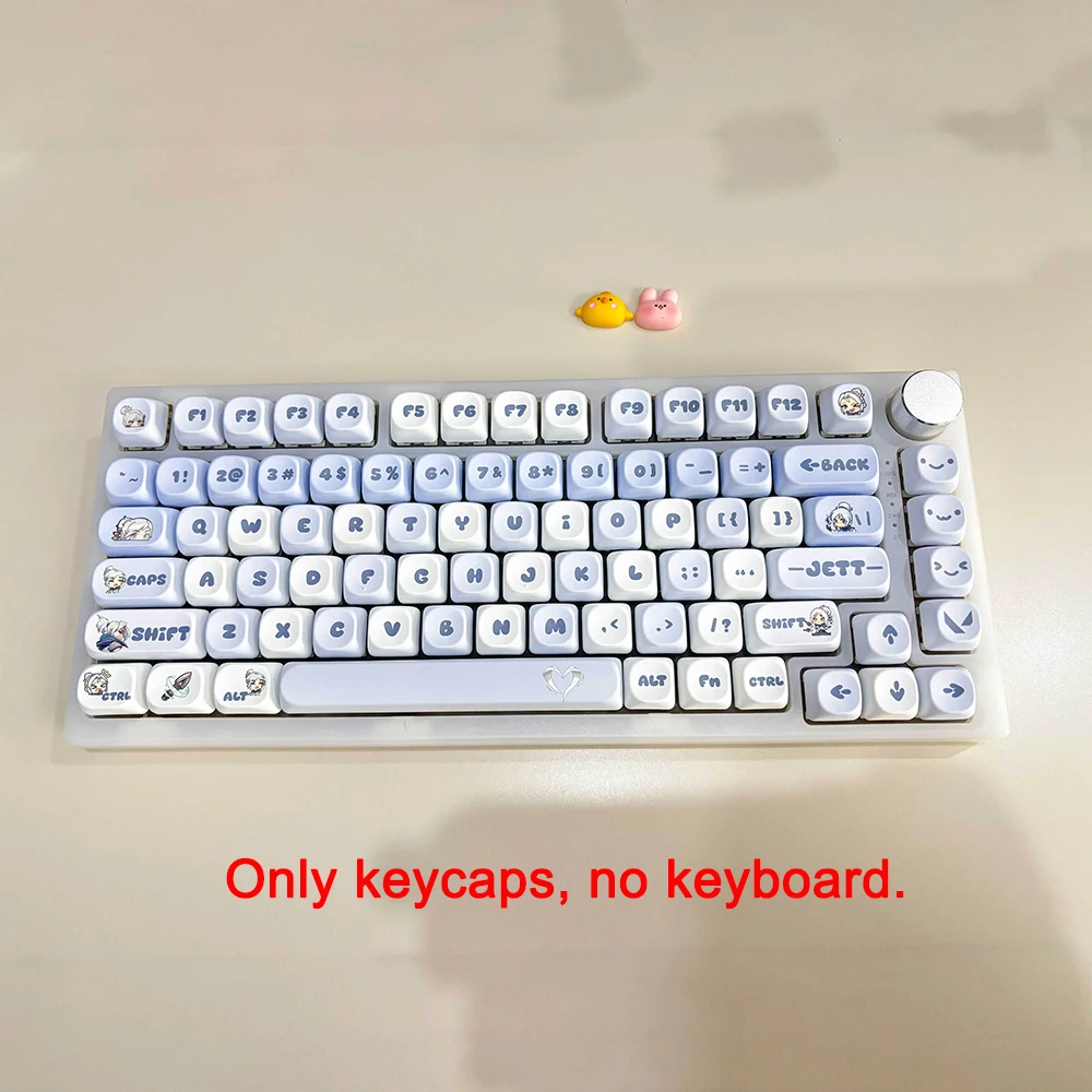 أغطية مفاتيح VALORANT مخصصة PBT التسامي الحراري MOA أغطية مفاتيح لوحة مفاتيح ميكانيكية للكمبيوتر المحمول مفتاح ألعاب مكتب الألعاب