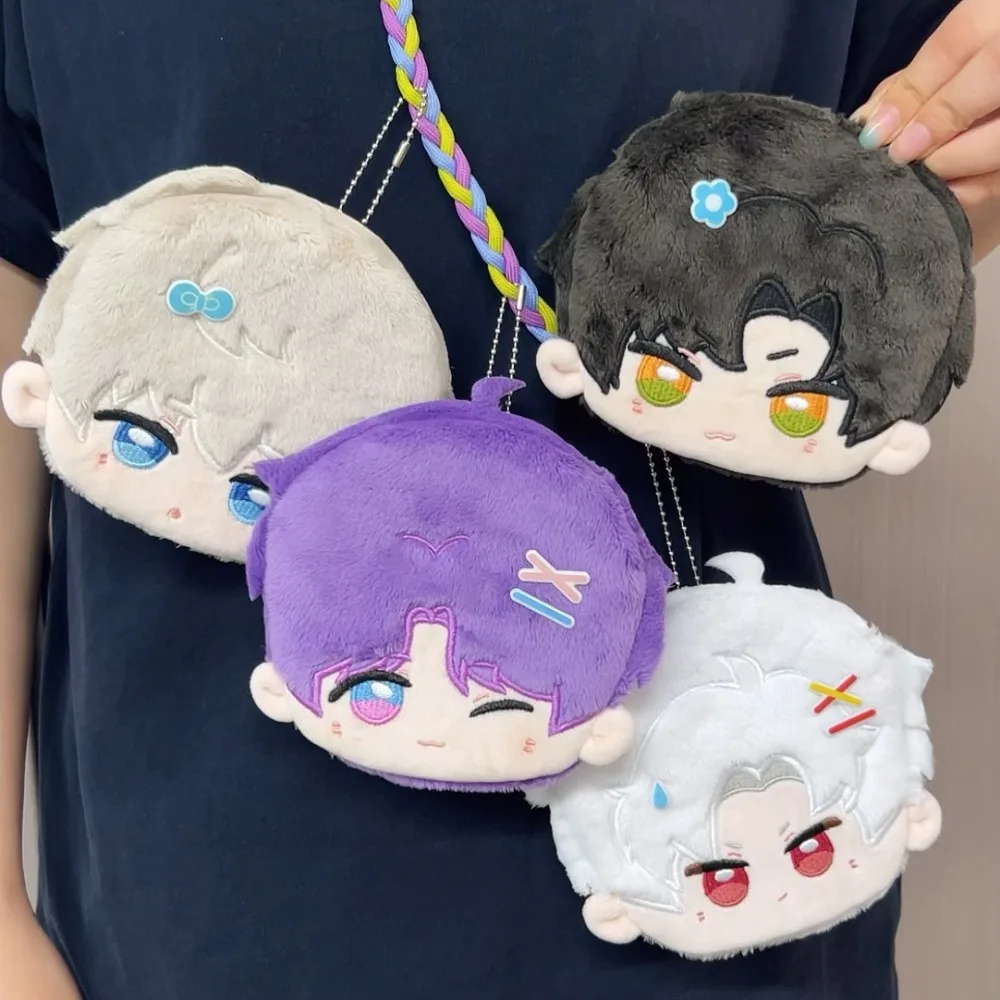 Love and Deep Space Anime Around Shen Xing Return To Zero Wallet Qi Yu Plush Figure Pendant Qin Che Earphone Bag Pencil Case