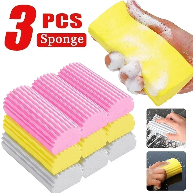 Newest 3/1PC PVA Sponges Multifunction Strong Absorbent Magical Brush Car Wipe Duster Household Reusable Cleaning Accessories