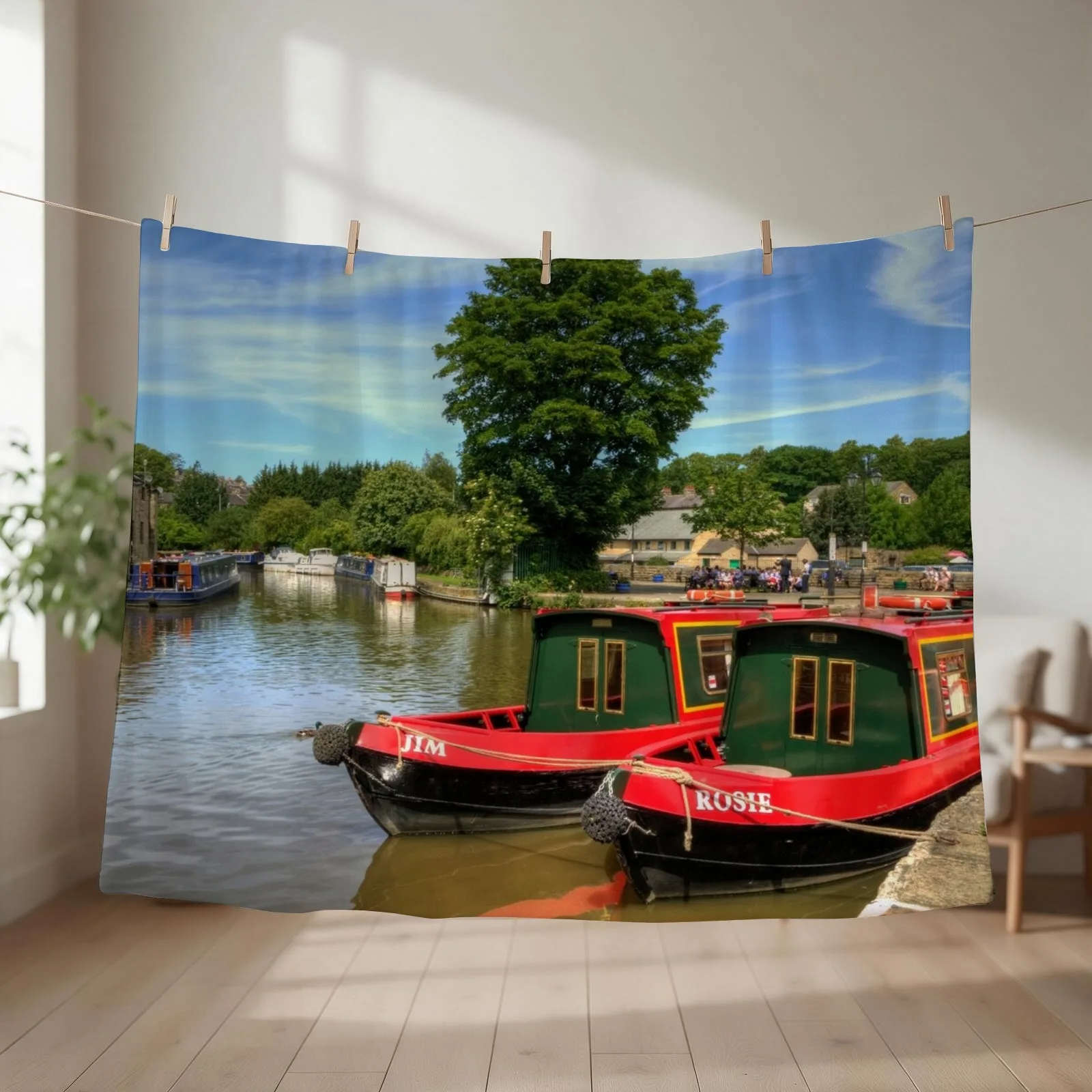 Rosie and Jim Throw Blanket Hairys Travel Cute Comforter Blankets