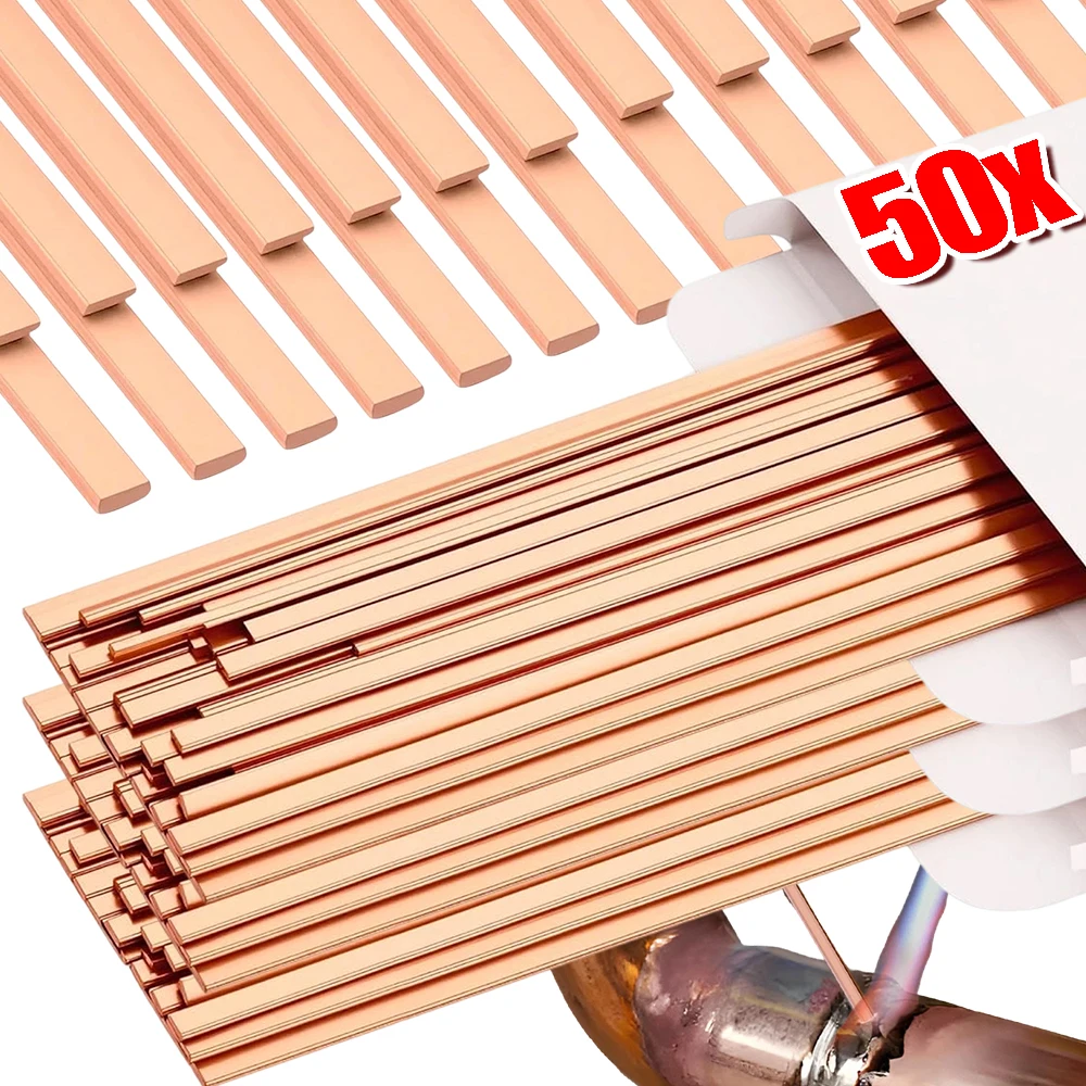 

Wholesale Flat Welding Rod for Refrigerators Air Conditioners Brazing Repair Copper Pipes Gas Welding No Need Soldering Flux