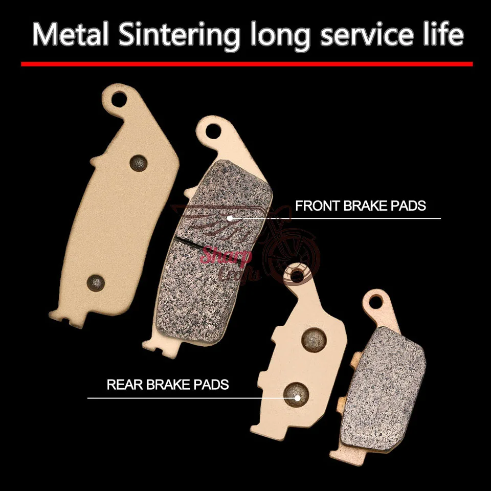 New Motorcycle parts Front Rear Brake Pads For Honda CB650 CB650F CBR650 CBR650FA CBR250RR CB400SF F2N CB400 CBR400RR CBR600 FAB
