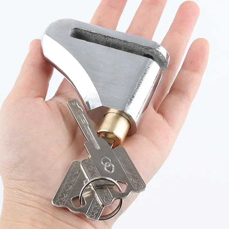 

Замок-сигнализация для дискового тормоза из алюминиевого сплава, противоугонный замок для велосипеда, портативный замок для мотоцикла, аксессуары для велосипедов