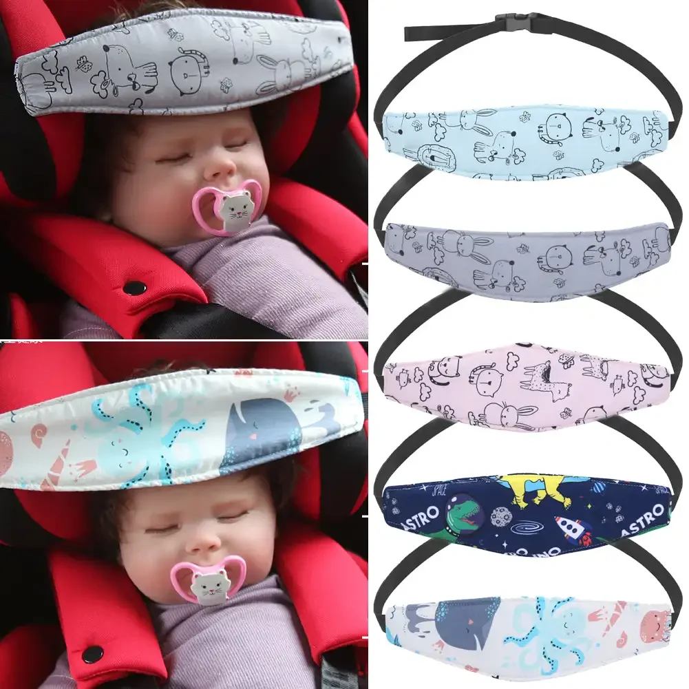 

Baby Car Seat Head Support Children Stroller Fastening Belt Adjustable Boy Girl Playpens Sleep Positioner Baby Saftey Pillows