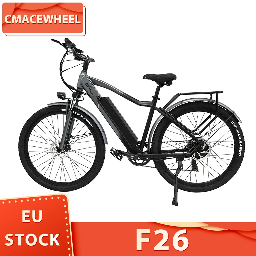 CMACEWHEEL F26 Electric Bike 27.5*2.1 inch Tires 500W Strong Power E-Bike 42km/h Max Speed 48V 17Ah Lithium Battery 75km Range