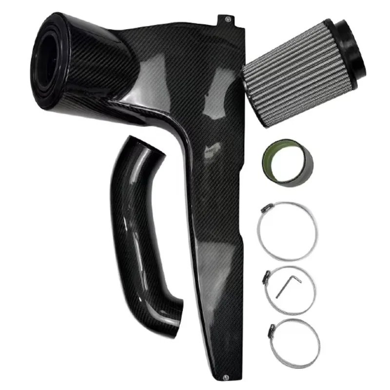 

Для Volkswagen Golf MK7 2.0T воздухозаборник модифицированный поток из углеродного волокна подходит автомобильный аксессуар