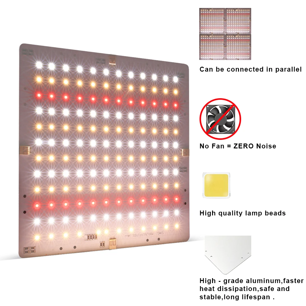 Imagem -04 - Ultrathin Led Grow Light Panel Full Spectrum 288beads 2000w Umsmd3030 para Plantas de Interior Flower Grow Tent Growbox com mw Driver