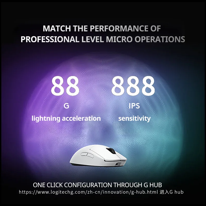 Logitech G PRO X SUPERLIGHT 2 SE Wireless Gaming Mouse, 60g Ultra-Light, HERO 2 44000 DPI Sensor, LIGHTSPEED Wireless