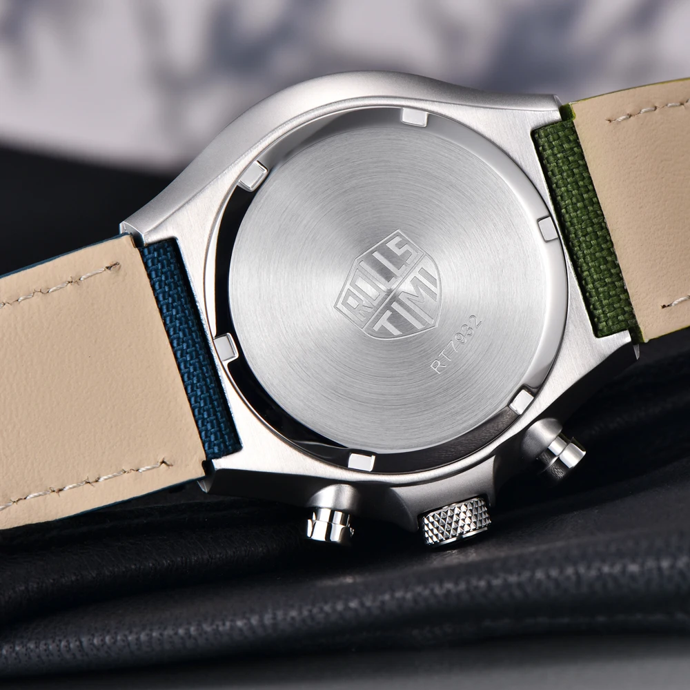 Rollstimi 2025 موضة جديدة ساعات رجالية كوارتز نايلون ساعات رجالية خفيفة فاخرة الفولاذ المقاوم للصدأ الياقوت مقاوم للماء مضيئة