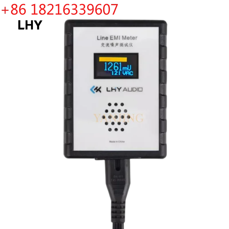 LHY OLED Display Mains Noise Tester EMI Measuring Instrument Broadband AC Power Supply Ripple Analyzer Line EMI Meter