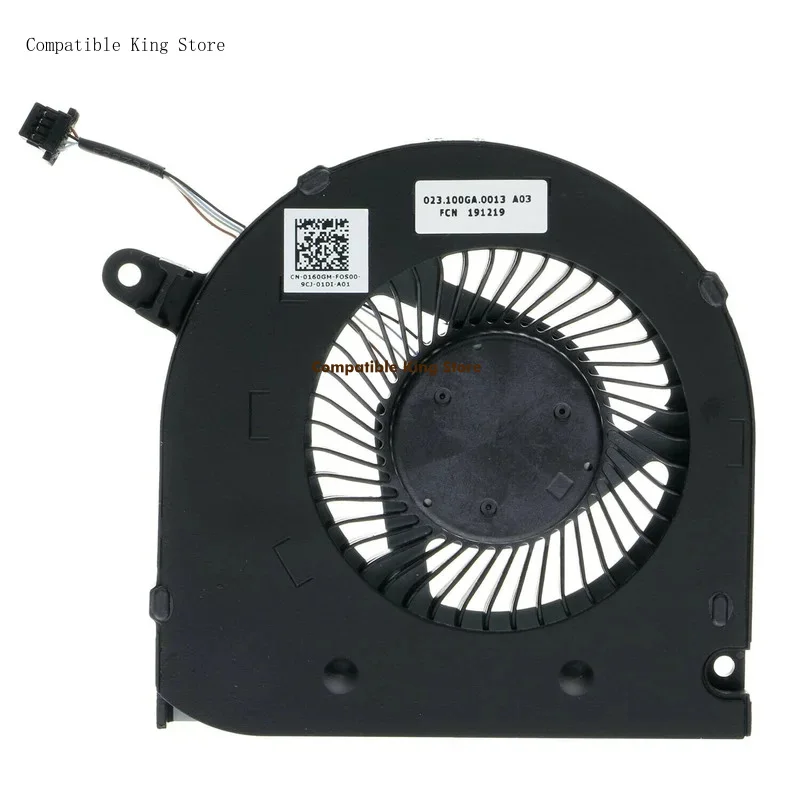 B Replacement CPU & GPU Cooling Fan for Dell G3-3590 G3 3590 04NYWG 0160GM FLLK FLLJ