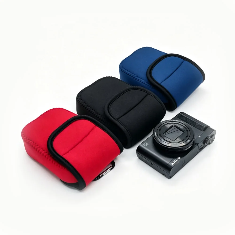 Neoprene Soft Digital Camera Bag Cover Case Pouch for Sony RX100 RX100II V M3 RX100 M4 M5 HX50 HX60 HX80 HX90 W830 WX500 HX90V