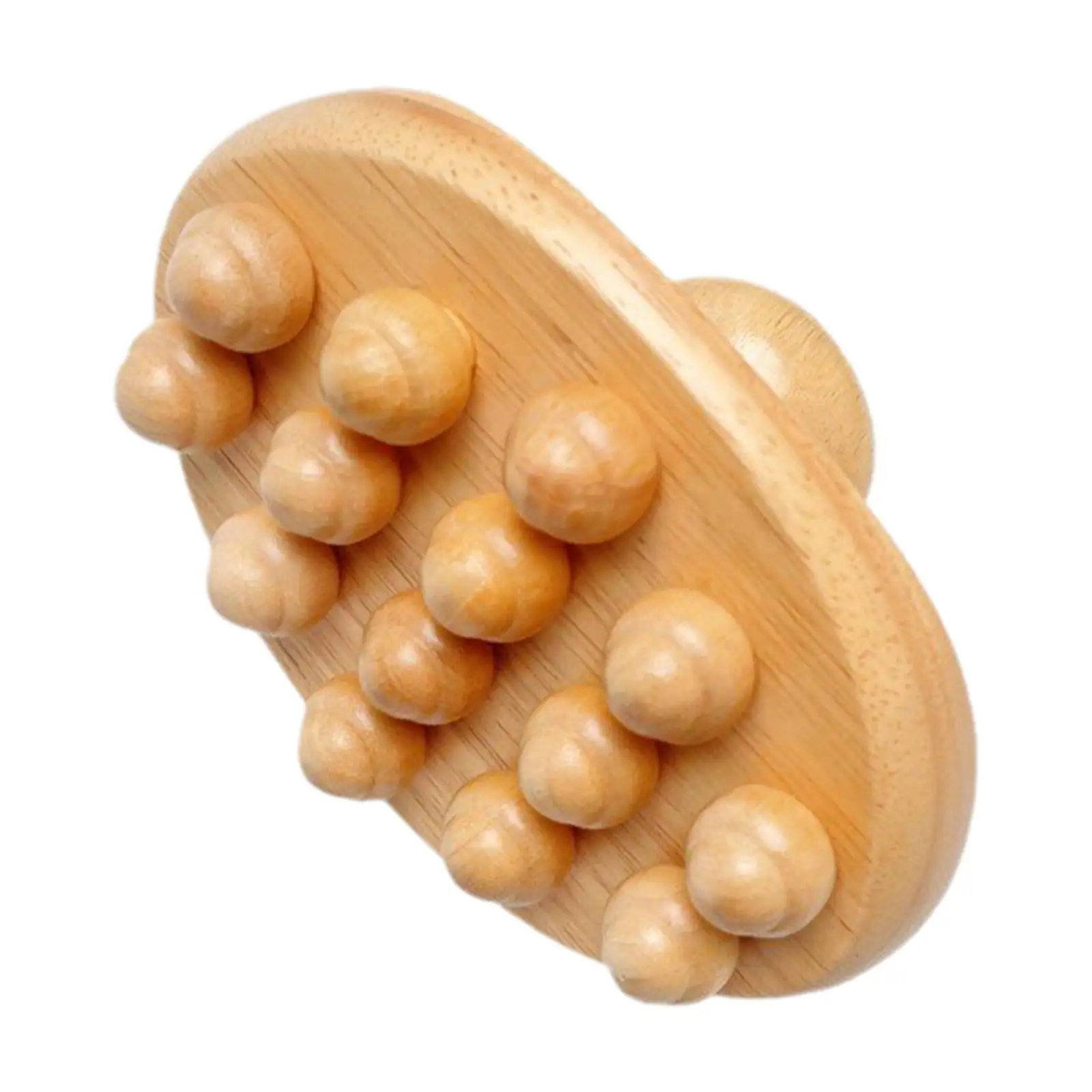 

Wooden Massage Body Brush Handheld Manual Massage Tool Muscle Relaxation Body Sculpting Tool for Sauna Back Thigh Waist Legs