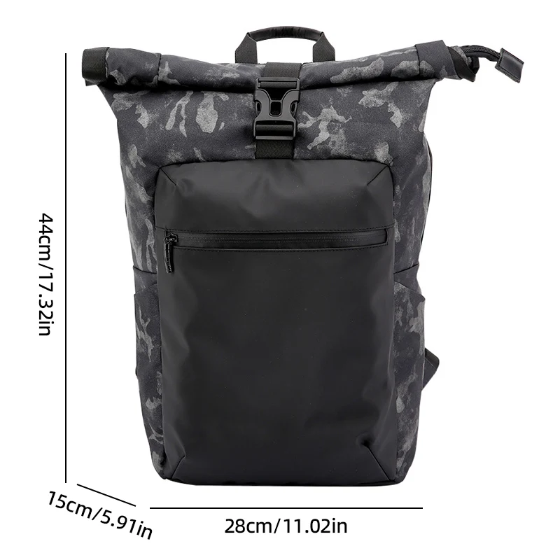 Ultralight Laptop Backpack Foldable Travel Camping Daypack Waterproof Camouflage Rucksack Large Capacity Business Computer Bag