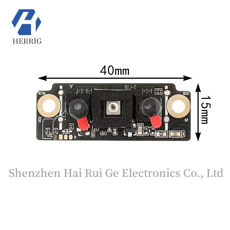 Module de reconnaissance faciale HLK-FM225, Module de caméra bioulaire infrarouge 3D, détection en direct, Communication série