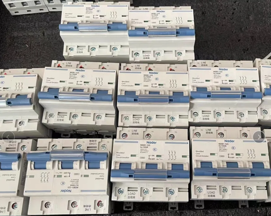 قاطع دائرة بلاستيكي NDB1-125 100A 3P، مفتاح رئيسي وجهاز حماية للحمل ذو سعة كبيرة #6