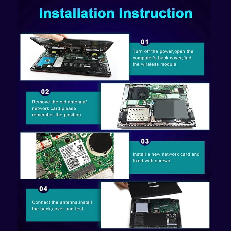 9560NGW kartu Wifi + antena 1730Mbps nirkabel AC 9560 Dual Band 2.4G + 5G BT 5.0 802.11Ac M.2 CNVI 9560NGW adaptor nirkabel