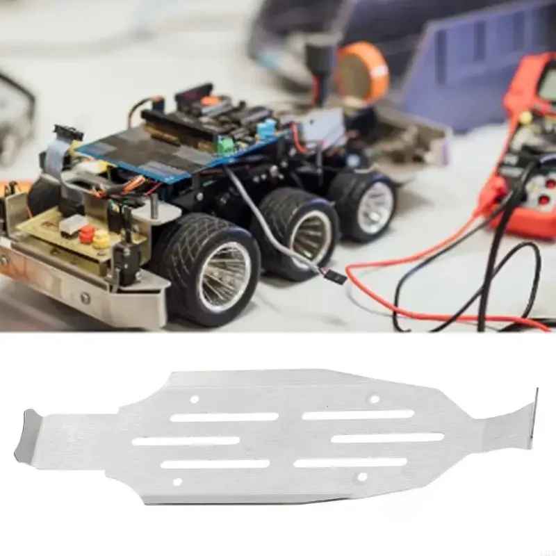 

Набор защитных пластин для шасси из нержавеющей стали для масштаба 1/24, автомобильные аксессуары с дистанционным управлением