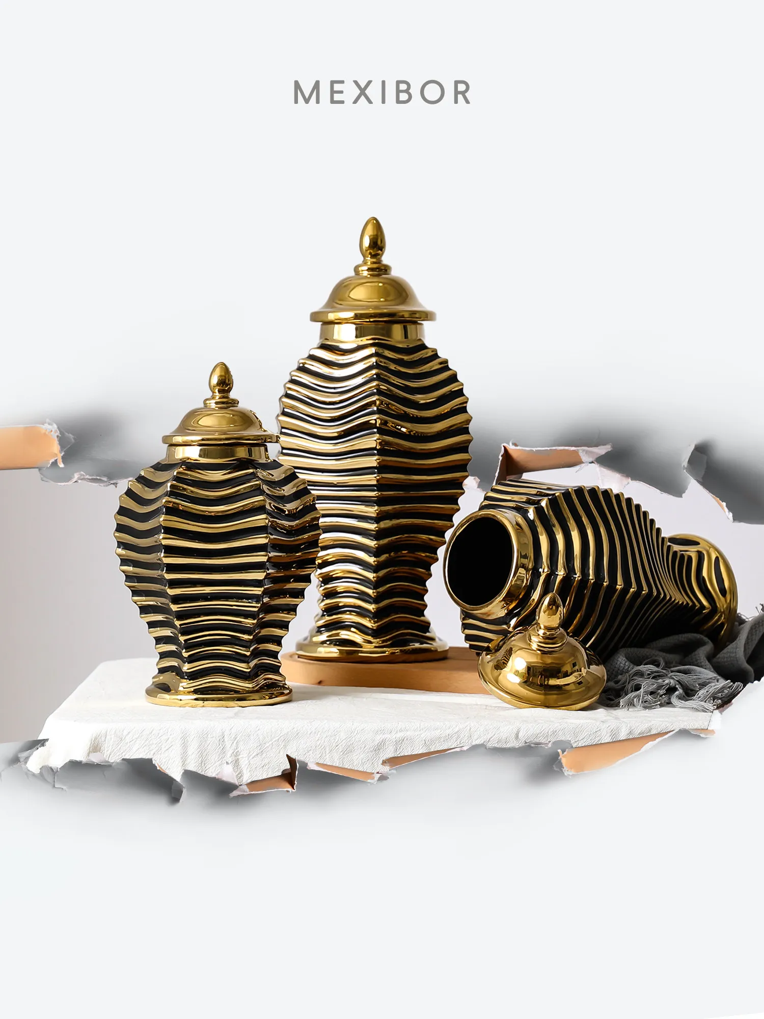 Vintage Italian ceramic  decoration  home accessories ornaments dark tones soft furnishings design export models