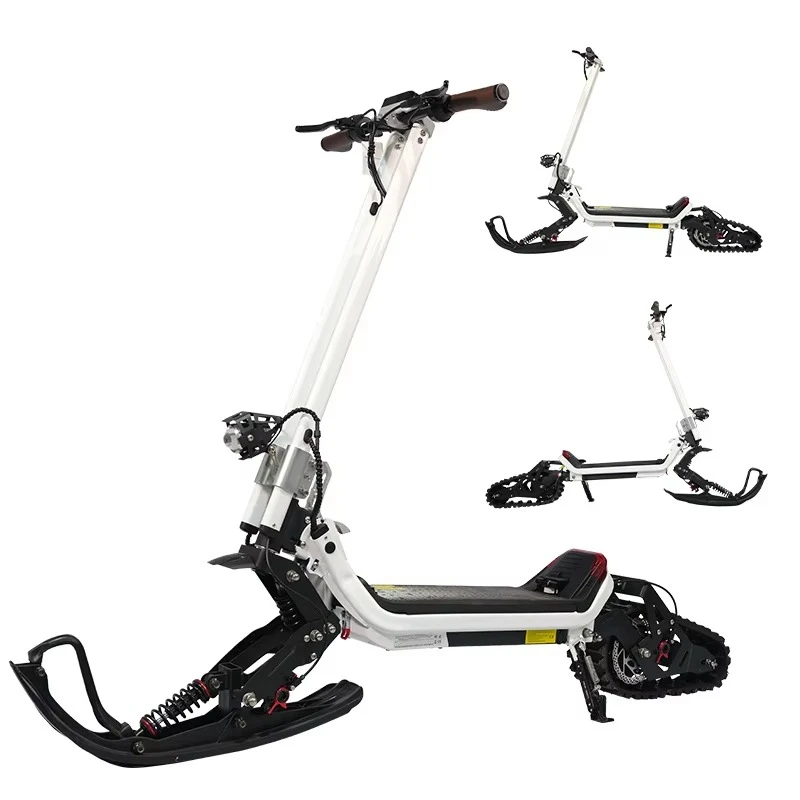 3-In-1 High-Speed Electric Scooter All-Terrain Highway Electric Scooter Tracked Snowboard Snow Outdoor Adventure