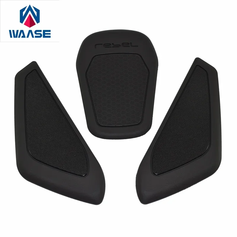 

waase For Honda Rebel 1100 CMX1100 2021 2022 2023 2024 Tank Pad Protector Sticker Decal Gas Knee Grip Traction Pad Side