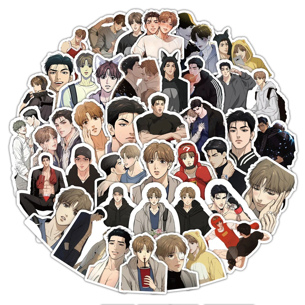 

10/30/50PCS Korean BL Manwha Jinx Stickers Painter of The Night Cartoon Decals DIY Helmet Notebook Cool Vinyl Sticker Decor Gift