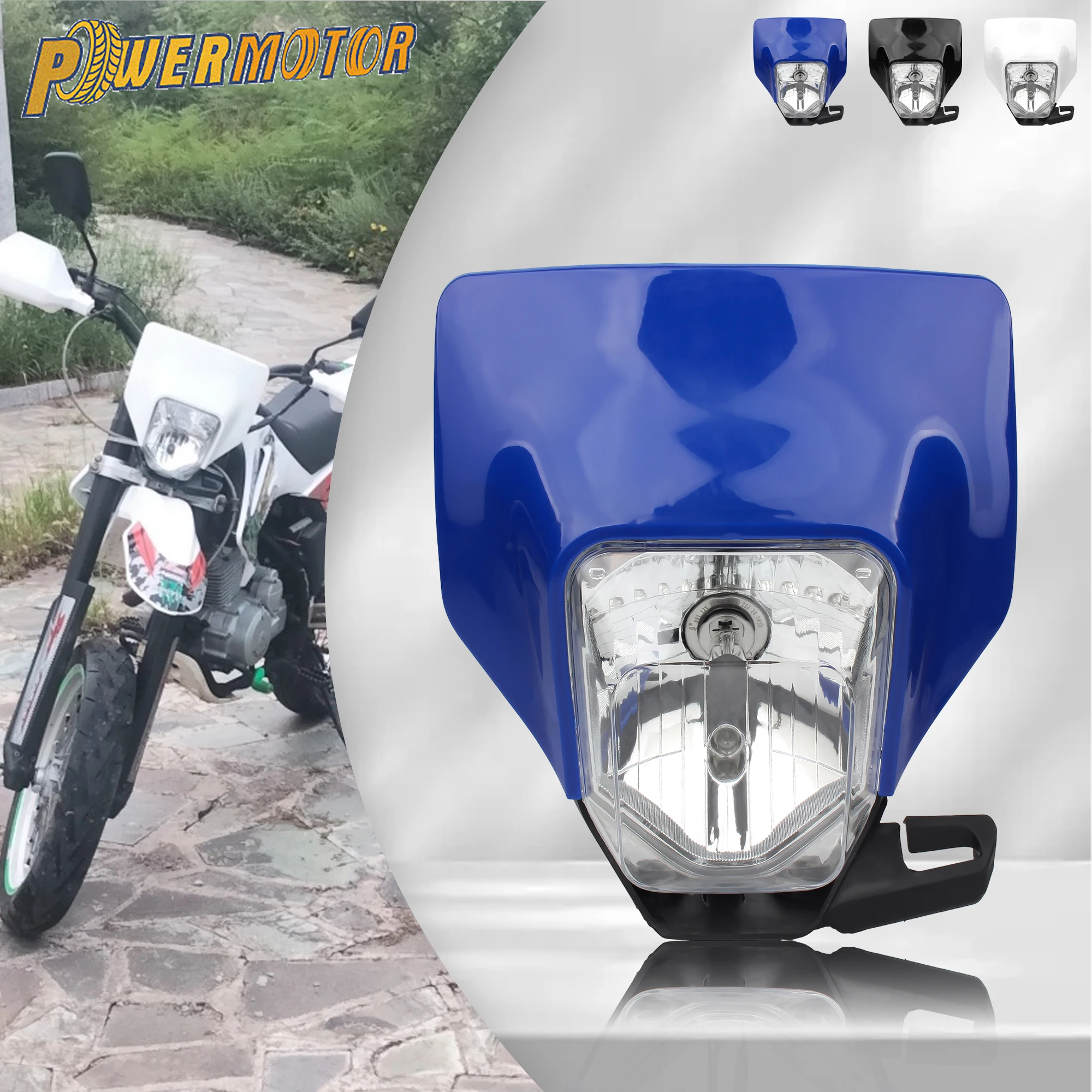 

For Husqvarna Motorcycle H4 Headlight Te 300 2018 Te250 FE TE TX FE 50 250 350 450 501 300 2017 2019 Supermoto Headlamp Modified