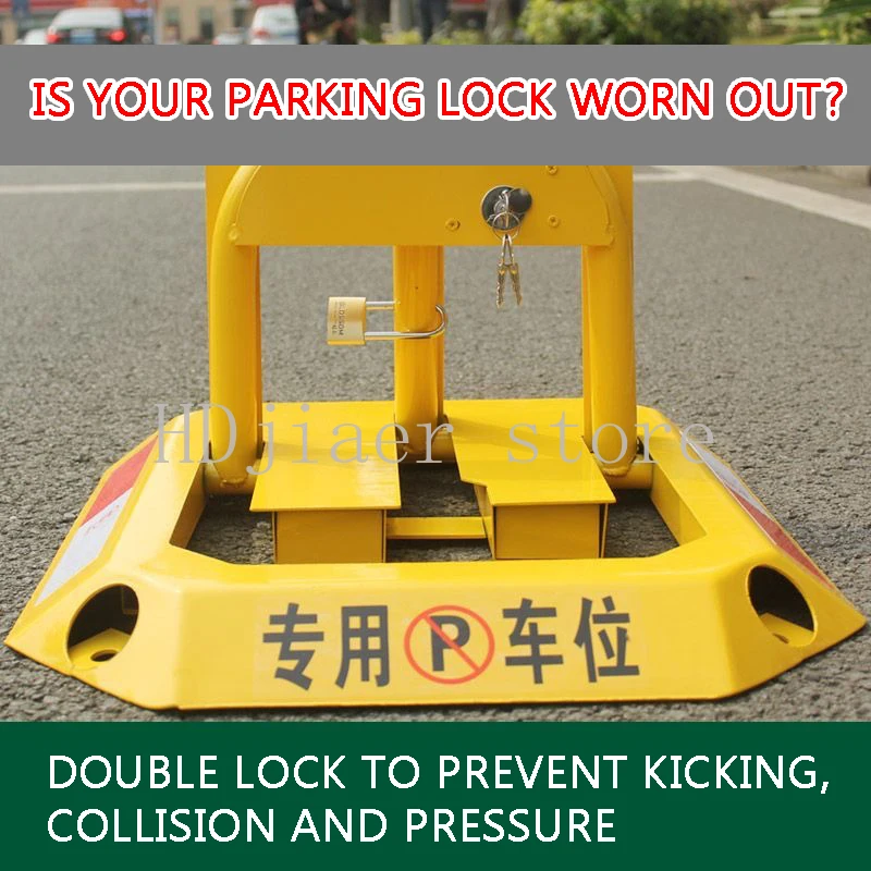 

Thickened Anti-Collision Parking Space Lock, Household Garage Anti-Occupancy Car Blocker, Durable Parking Pile, Secure Your Spot