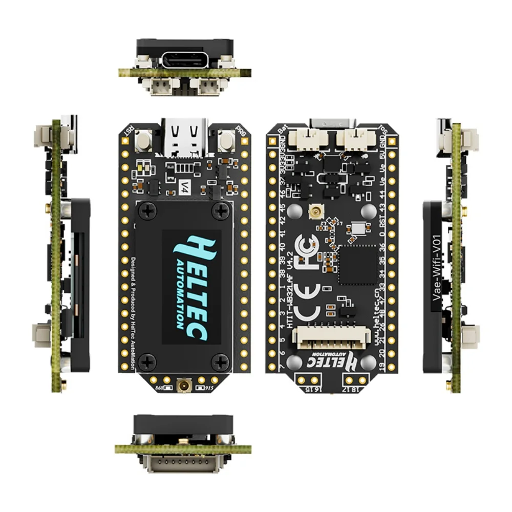 WiFi LoRa 32 V4 ESP32 Bluetooth WiFi Development Board, 0.96-inch OLED Screen ESP32-S3R2 Low-Power IoT Development Board