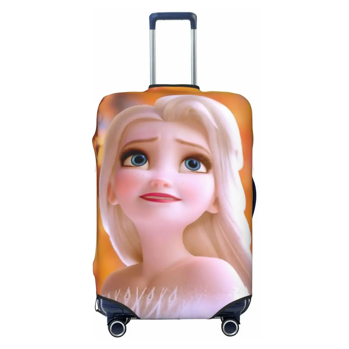 

Anime Frozen Elsa Princess Suitcase Cover Washable Animated Movie Luggage Covers Protector for 18-32 inch