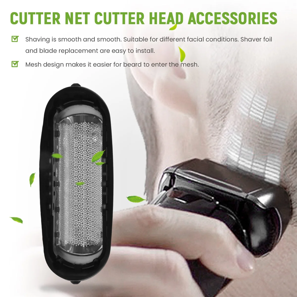 Shaver/Razor Foil & Cutter Blade Replacement for Braun 10B/20B Shaver Replacement Foil+Cutter Blade