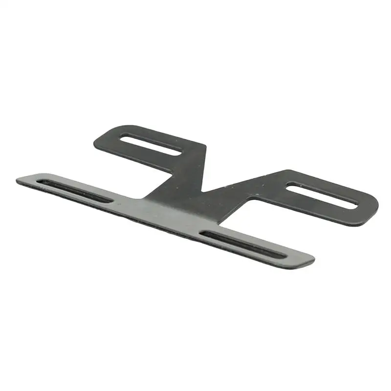 License Plate Holder Mount Assembly for Car Truck SUV Metal Bracket with V Shape Cutout for Wiring Access