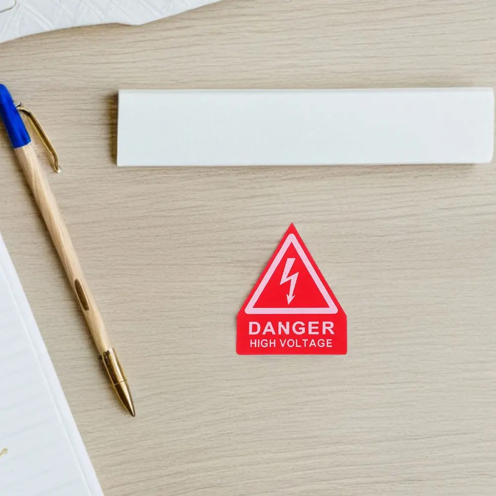 10Pcs Electrical Safety Stickers Electric Hazard Sticker For Safety Officer High Voltage Danger Warning Self-adhesive