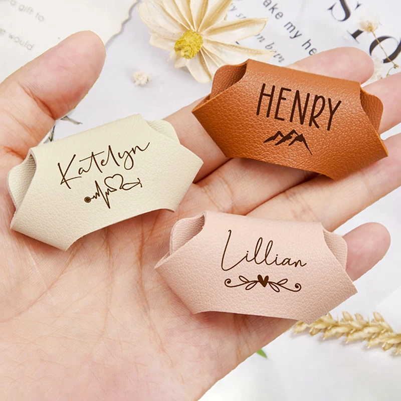 Personalized Stethoscope Case Engraved Name Tag for Nurses And Doctors PU Leather Storage Bag Home Organization Tools