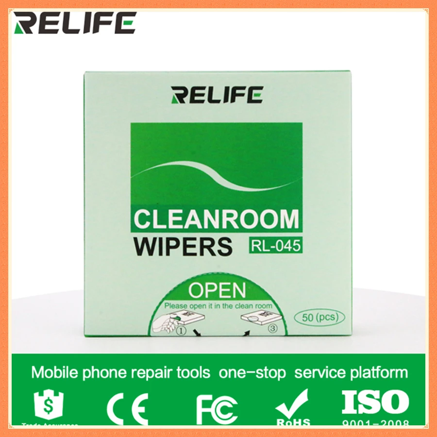 Relife RL-045 Antistatic Dust-Free Wipe  Mobile Phone Screen Cleaning Cloth Wiper Cloth for