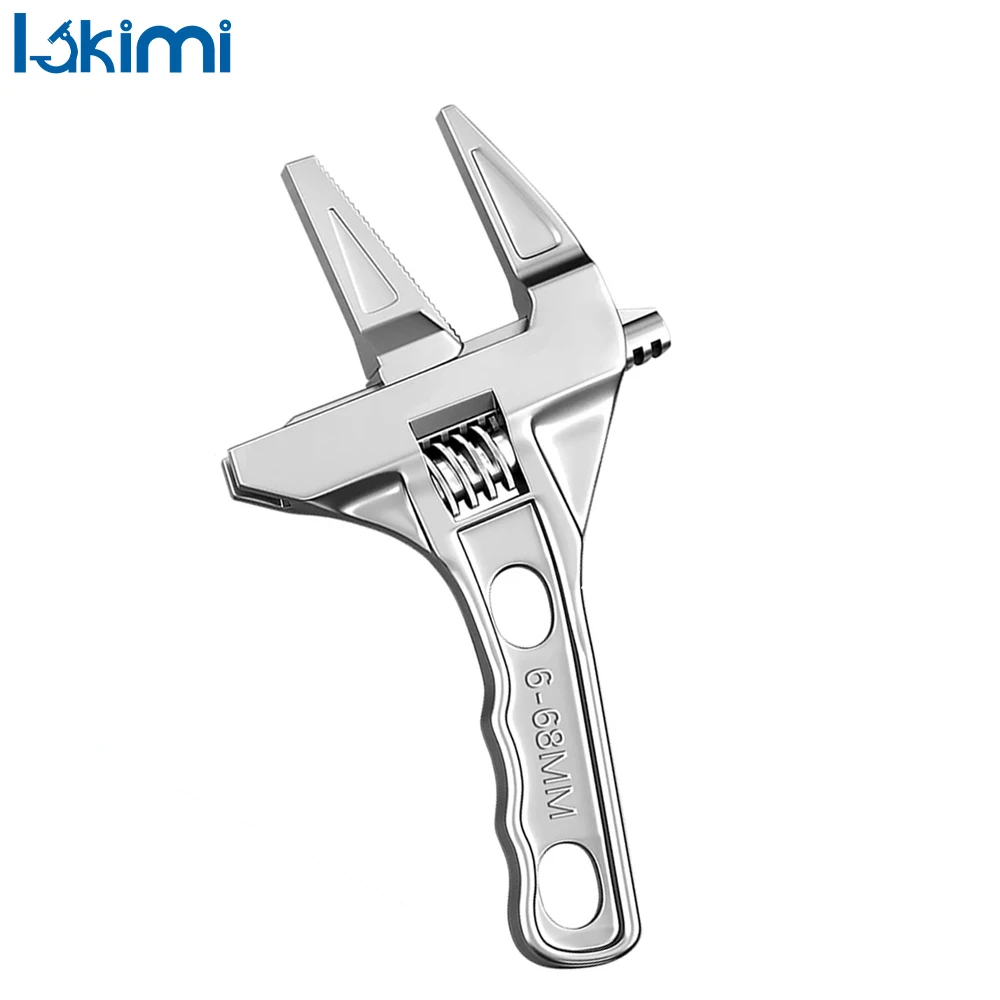 Multi-Functional Wrench Tool for Bathroom – Large Opening, Short Handle, Hand Sewer Pipe Maintenance Board Pliers LK-AA26