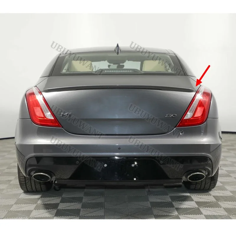 

For Jaguar XJ 2011-2017 Carbon Fiber Rear Trunk Roof Wing Spoiler Lip