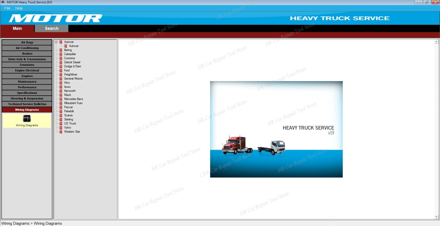 MOTOR Heavy Truck Service V19 up to 2019 Manual + Unlock Crack Keygen Active electrical wiring diagram engine repair manual.