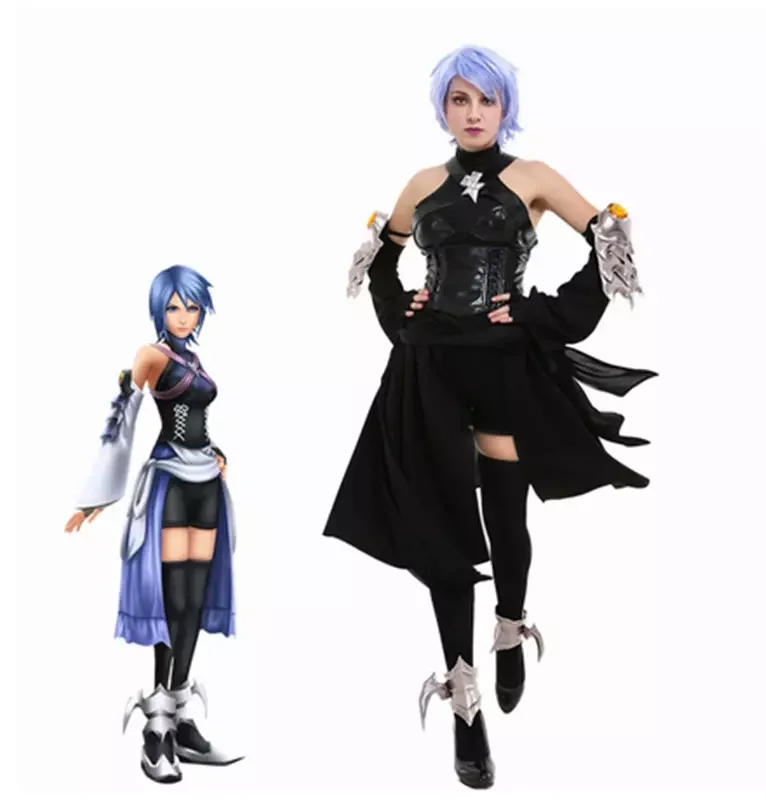 KH III Aqua Cosplay Costume Spandex Anti-Aqua patron combat femme tenue d'halloween