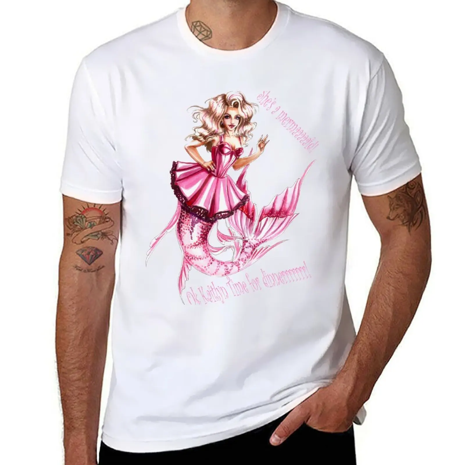 

Miz Mattel Mermaid T-Shirt t shirt man plain t shirt man cotton T-Shirt