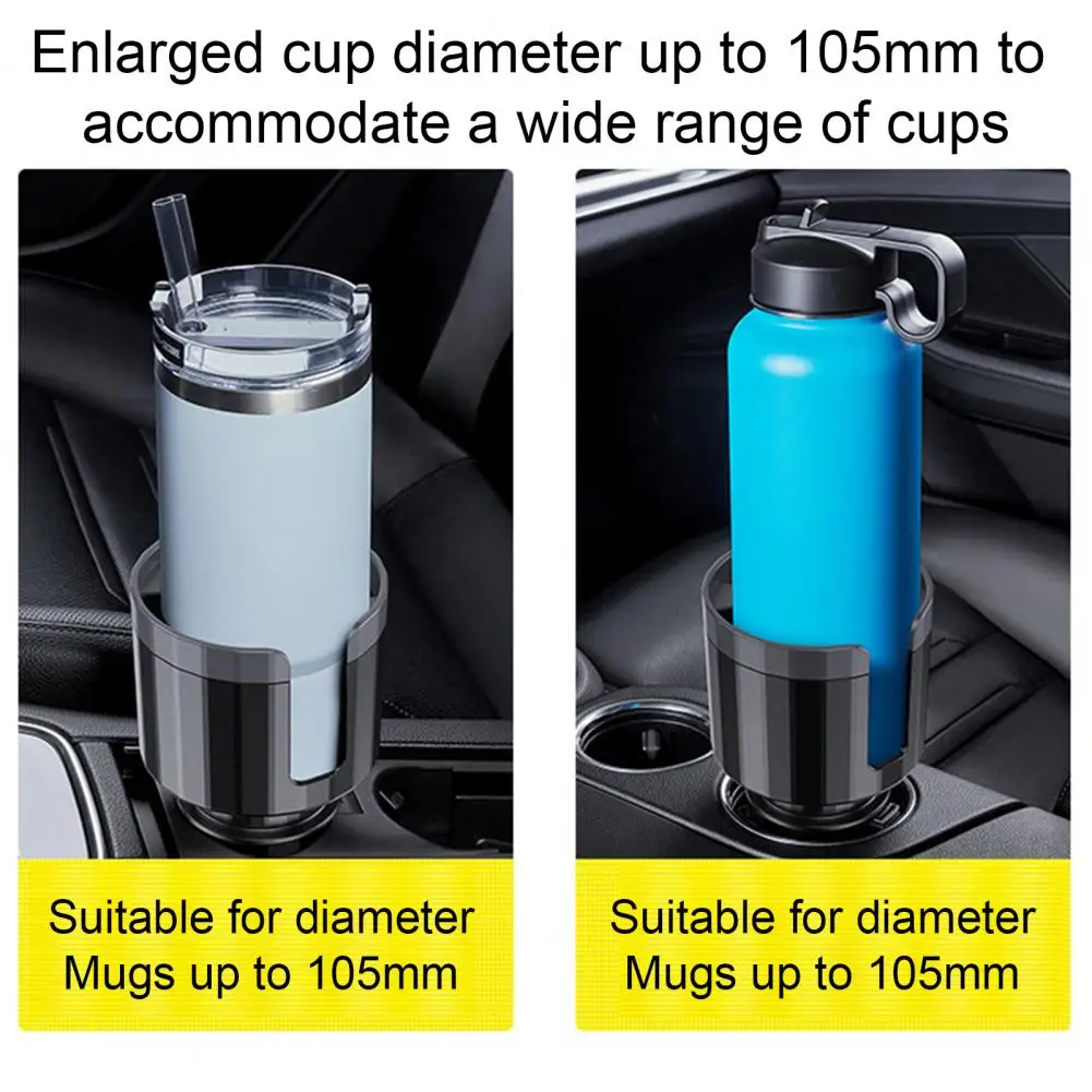 

Universal Car Cup Holder Expandable Base Car Cup Holder Versatile Car Cup Holder Expander with Rotatable Base for Diameter