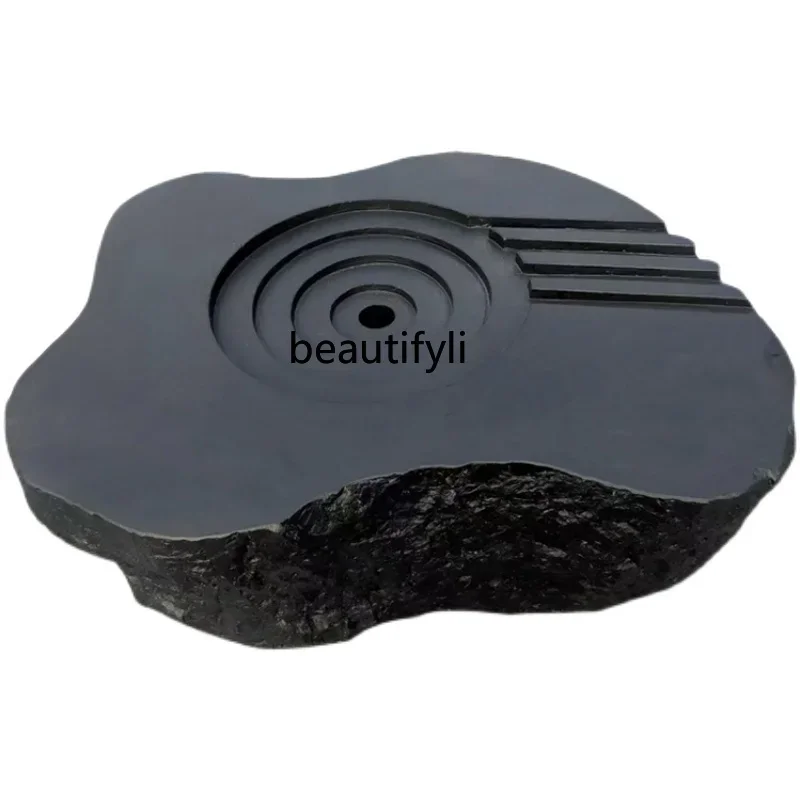 A15 حديقة حجر الجبل الأسود الطبيعي وعاء الماء الحجر الخام حديقة كبيرة العقارات المشهد المناظر الطبيعية الحجر #3