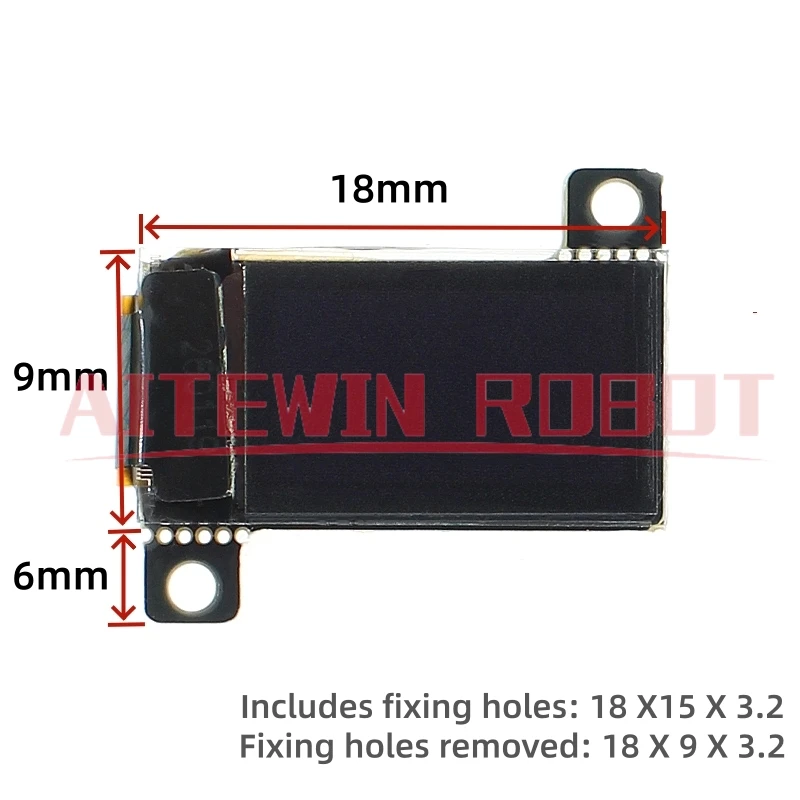 Ultra Thin Mini OLED Digital Voltmeter DC 0-30V 0.5 Inch OLED Display 12Bit ADC High Precision Voltage Meter 5Hz/10Hz Adjustable